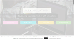 Desktop Screenshot of maximulation.com